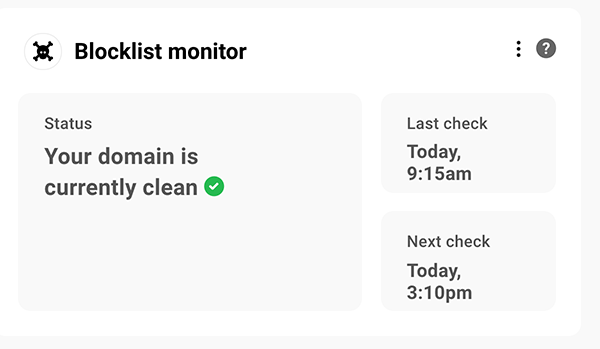Blocklist monitor.