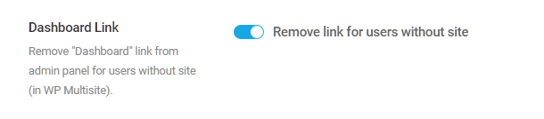 Branda-remove-dashboard-link