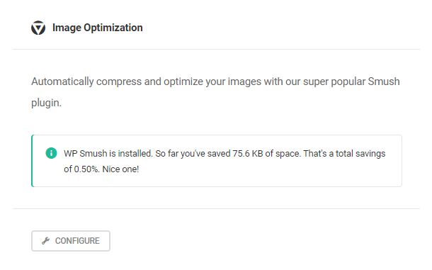 Hummingbird Dashboard Image Optimization module