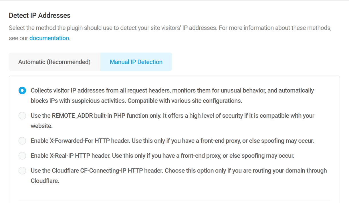 detect ip manual