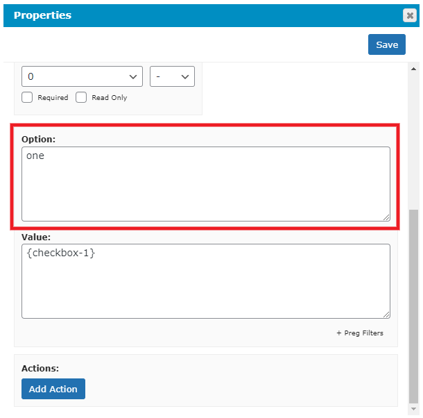 Using form field values in E2PDF field mapping