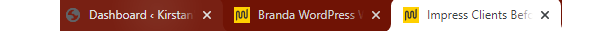 Screenshot of WPMU DEV favicons 