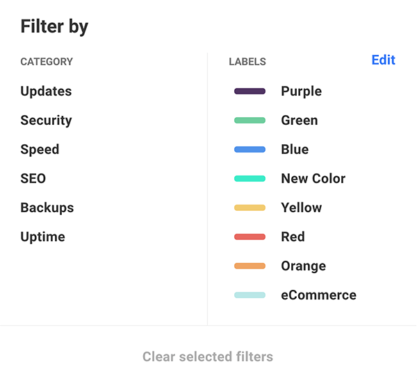 Filters.