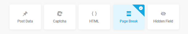 Add a Page Break field to a form