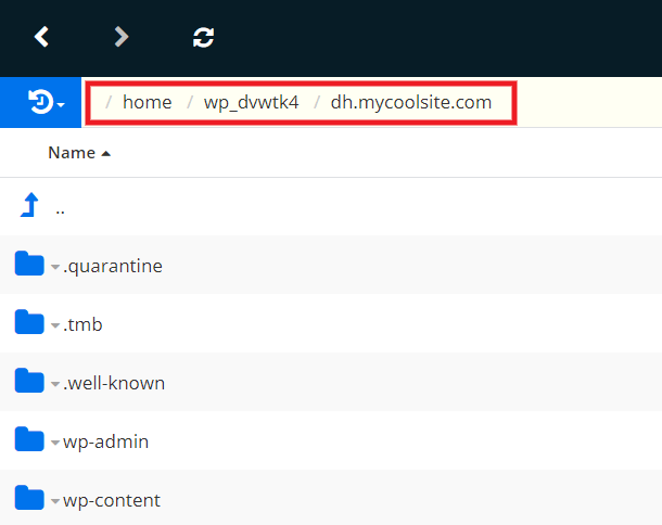 Finding WordPress install path at DreamHost