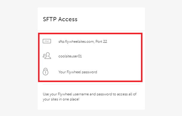 Accessing FTP accounts at Flywheel