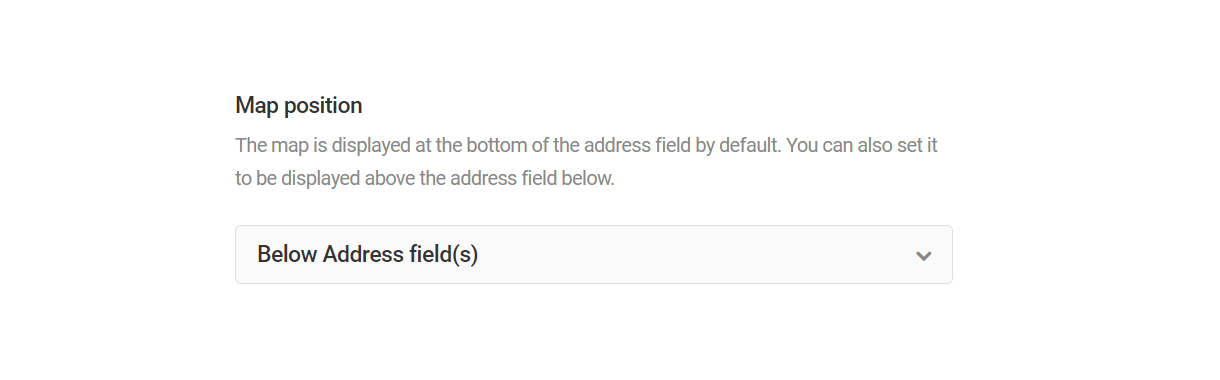 geolocation map position