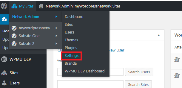 Multisite file size and type limits