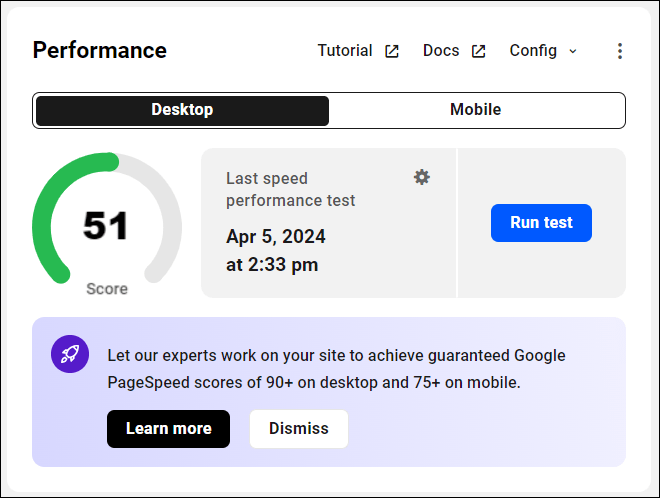 The Hub: Performance - Expert services notice