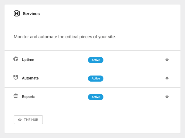 WPMU DEV Dashboard Services widget